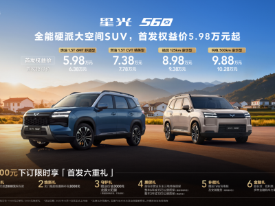 五菱星光560全球首發，6萬級硬派SUV來襲，動力多樣福利多